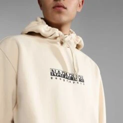 Napapijri Box 1 Hoodie White Cream Black 9 Napapijri Box 1 Hoodie White Cream Black -Nordis Camping Shop nap np0a4gbens51 004