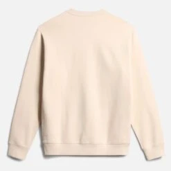 Napapijri Box Sweatshirt White Cream Orange -Nordis Camping Shop nap np0a4gbfns51 002