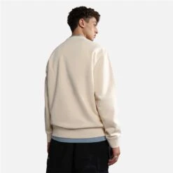 Napapijri Box Sweatshirt White Cream Orange -Nordis Camping Shop nap np0a4gbfns51 005