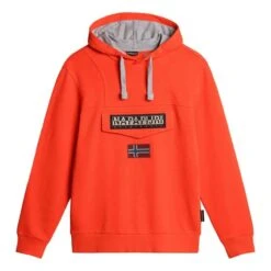 Napapijri Burgee Hoodie Orange Black