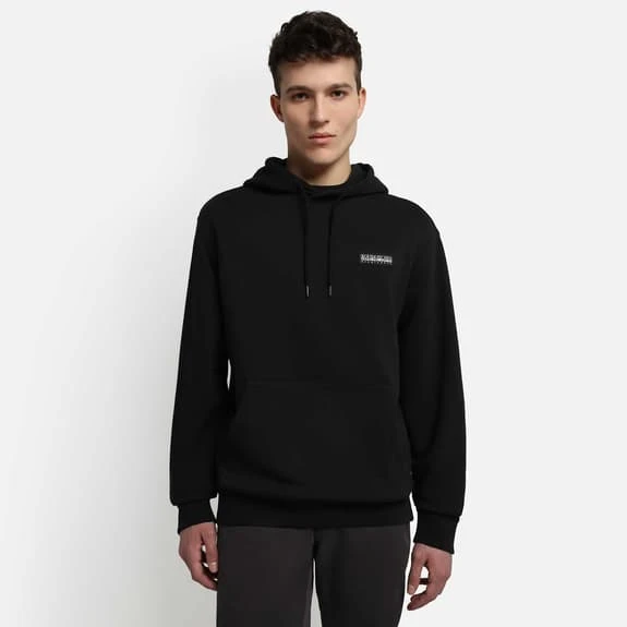 Napapijri Morgex Hoodie Black White 3 Napapijri Morgex Hoodie Black White - Image 3