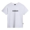 Napapijri Box Short Sleeve T-Shirt Pure White Black Women