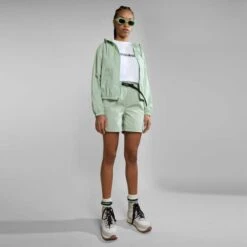 Napapijri Box Short Sleeve T-Shirt Pure White Black Women -Nordis Camping Shop nap np0a4gdd0021 003