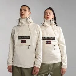 Napapijri Northfarer 2 0 Jacket White Cream -Nordis Camping Shop nap np0a4ge9ns51 003