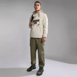 Napapijri Northfarer 2 0 Jacket White Cream -Nordis Camping Shop nap np0a4ge9ns51 004