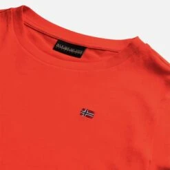Napapijri Salis 2 Short Sleeve T-Shirt Red Kids 8 Napapijri Salis 2 Short Sleeve T-Shirt Red Kids -Nordis Camping Shop nap np0a4gehr051 003