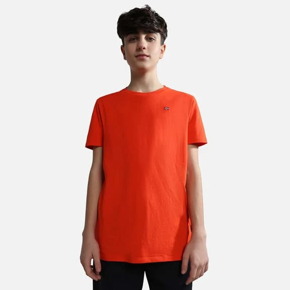 Napapijri Salis 2 Short Sleeve T-Shirt Red Kids 4 Napapijri Salis 2 Short Sleeve T-Shirt Red Kids - Image 4