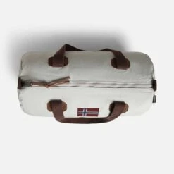 Napapijri Bering Small 3 36L Bag White Brown Orange -Nordis Camping Shop nap np0a4ggln901 004