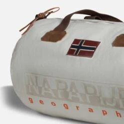 Napapijri Bering Small 3 36L Bag White Brown Orange -Nordis Camping Shop nap np0a4ggln901 005