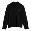 Napapijri Elbas 4 Long Sleeve Polo Shirt Black