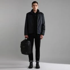 Napapijri Elbas 4 Long Sleeve Polo Shirt Black -Nordis Camping Shop nap np0a4gjv041 005