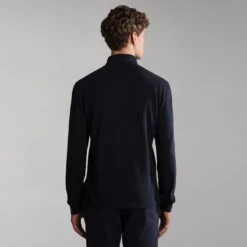 Napapijri Ayas 1 Long Sleeve Polo Shirt Navy Blue -Nordis Camping Shop nap np0a4gjx176 004