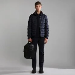 Napapijri Ayas 1 Long Sleeve Polo Shirt Navy Blue -Nordis Camping Shop nap np0a4gjx176 006