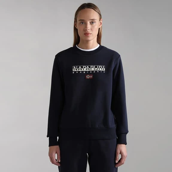 Napapijri Ayas 1 Sweatshirt Navy Blue Women 4 Napapijri Ayas 1 Sweatshirt Navy Blue Women - Image 4