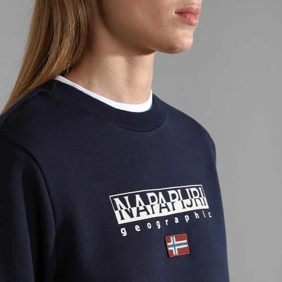 Napapijri Ayas 1 Sweatshirt Navy Blue Women 6 Napapijri Ayas 1 Sweatshirt Navy Blue Women - Image 6