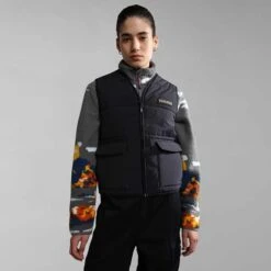 Napapijri Wild Gilet Black Women -Nordis Camping Shop nap np0a4gl3041 003