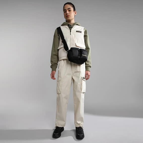 Napapijri Wild Cream Gilet White Women 4 Napapijri Wild Cream Gilet White Women - Image 4