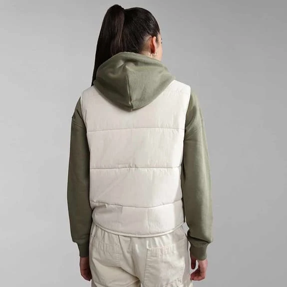 Napapijri Wild Cream Gilet White Women 5 Napapijri Wild Cream Gilet White Women - Image 5