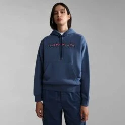 Napapijri Rope Hoodie Blue Women 8 Napapijri Rope Hoodie Blue Women -Nordis Camping Shop nap np0a4gl5bs5 003
