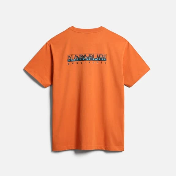 Napapijri Telemark T-Shirt Orange 2 Napapijri Telemark T-Shirt Orange - Image 2
