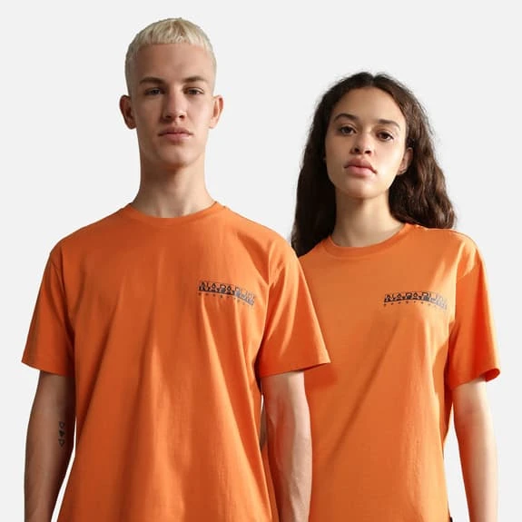 Napapijri Telemark T-Shirt Orange 3 Napapijri Telemark T-Shirt Orange - Image 3
