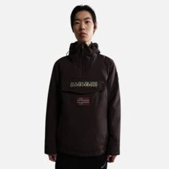 Napapijri Rainforest Winter 3 Jacket Dark Brown -Nordis Camping Shop nap np0a4gmcwa9 003