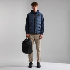 Napapijri Tromsso Gilet Blue -Nordis Camping Shop nap np0a4goembn 003