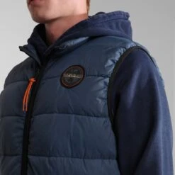 Napapijri Tromsso Gilet Blue -Nordis Camping Shop nap np0a4goembn 005