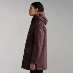 Napapijri Rankine 1 Jacket Reddish Brown Women -Nordis Camping Shop nap np0a4gpsre7 006