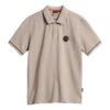 Napapijri Whale Short Sleeve Polo Shirt Beige