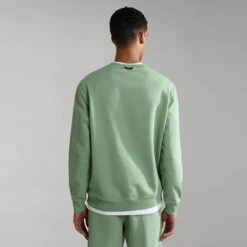 Napapijri Hitra Sweatshirt Mint Green -Nordis Camping Shop nap np0a4gqpgg9 004