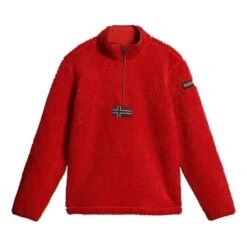 Napapijri Ayas Half Zip Sweatshirt Red