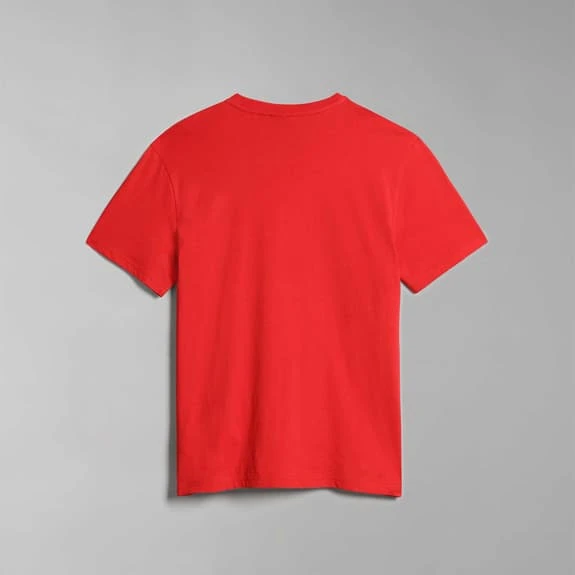 Napapijri Ice Short Sleeve T-Shirt Red White 2 Napapijri Ice Short Sleeve T-Shirt Red White - Image 2