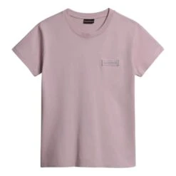 Napapijri Morgex Short Sleeve T-Shirt Pink Black Women