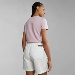 Napapijri Morgex Short Sleeve T-Shirt Pink Black Women -Nordis Camping Shop nap np0a4gyxp891 004