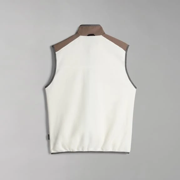 Gilet Napapijri Ambato White Brown 2 Gilet Napapijri Ambato White Brown - Image 2