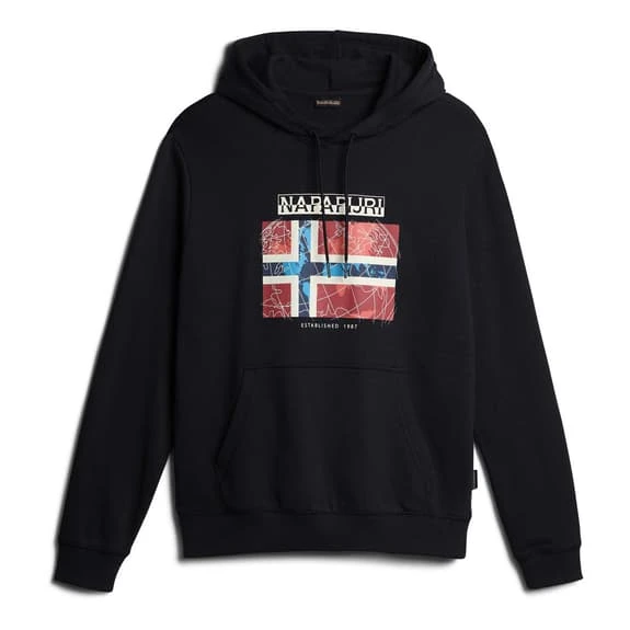 Napapijri Guiro Hoodie Navy Blue Red 1 Napapijri Guiro Hoodie Navy Blue Red