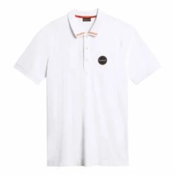 Napapijri Icale Short Sleeve Polo Shirt White Black