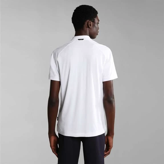 Napapijri Icale Short Sleeve Polo Shirt White Black 4 Napapijri Icale Short Sleeve Polo Shirt White Black - Image 4