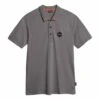 Napapijri Icale Short Sleeve Polo Shirt Grey Black