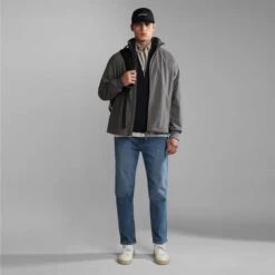 Napapijri Agard Jacket Grey -Nordis Camping Shop nap np0a4h1zh311 003