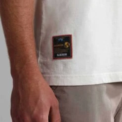 Napapijri Ambato Short Sleeve T-Shirt White -Nordis Camping Shop nap np0a4h2gn1a1 006