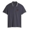 Napapijri Macas Short Sleeve Polo Shirt Dark Grey