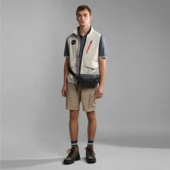 Napapijri Macas Short Sleeve Polo Shirt Dark Grey -Nordis Camping Shop nap np0a4h5zb4d1 003