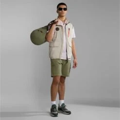 Napapijri Huilca Short Sleeve Polo Shirt Light Pink -Nordis Camping Shop nap np0a4h7kp851 004