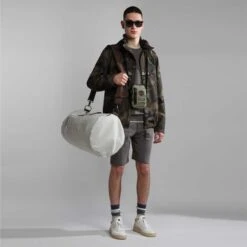 Napapijri Balis Crew Sweatshirt Dark Grey -Nordis Camping Shop nap np0a4h89h311 004