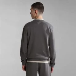 Napapijri Balis Crew Sweatshirt Dark Grey -Nordis Camping Shop nap np0a4h89h311 005