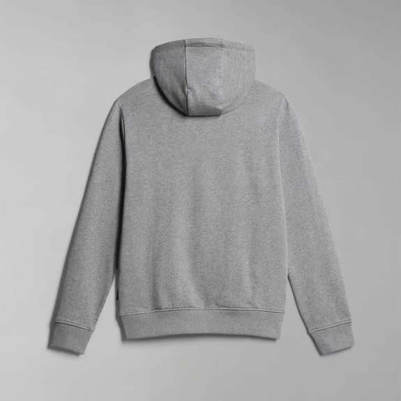 Napapijri Balis Hoodie Grey Red 2 Napapijri Balis Hoodie Grey Red - Image 2