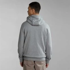 Napapijri Balis Hoodie Grey Red 9 Napapijri Balis Hoodie Grey Red -Nordis Camping Shop nap np0a4h8a1601 004