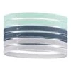Nike Swoosh Sport Metallic Headband Blue Grey (6 Units)